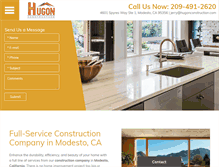 Tablet Screenshot of hugonconstruction.net